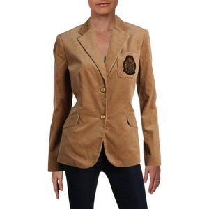 Lauren Ralph Lauren Fiamara Corduroy Blazer Camel